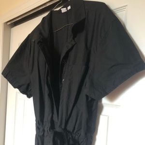 Gap belted black jumpsuit